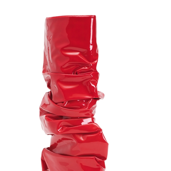 Knee High Fold Over Boots - Picture 2 of 5